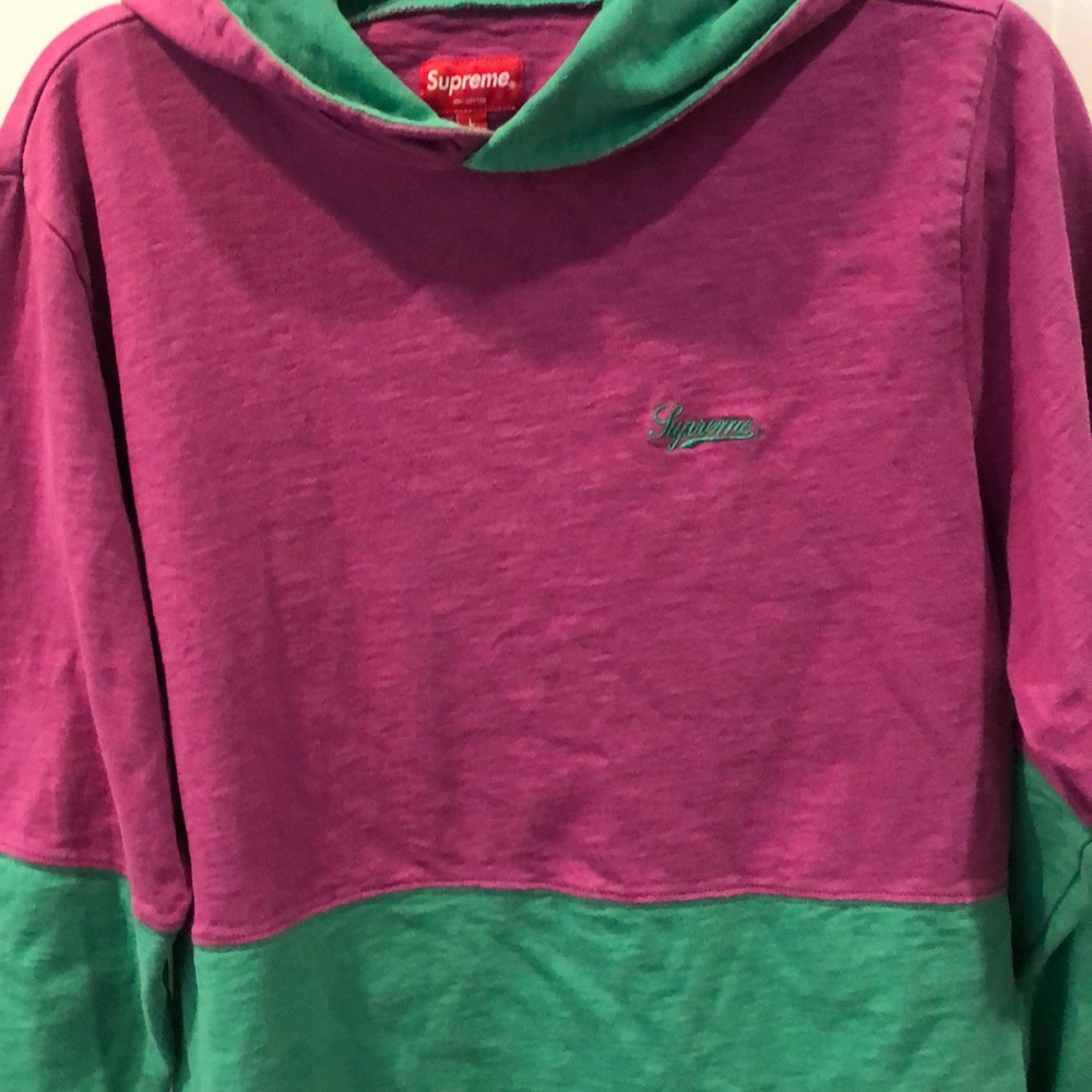 Supreme large hoodie